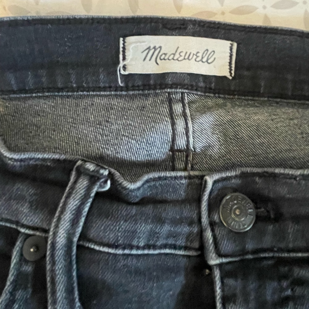 Black high rise jeans